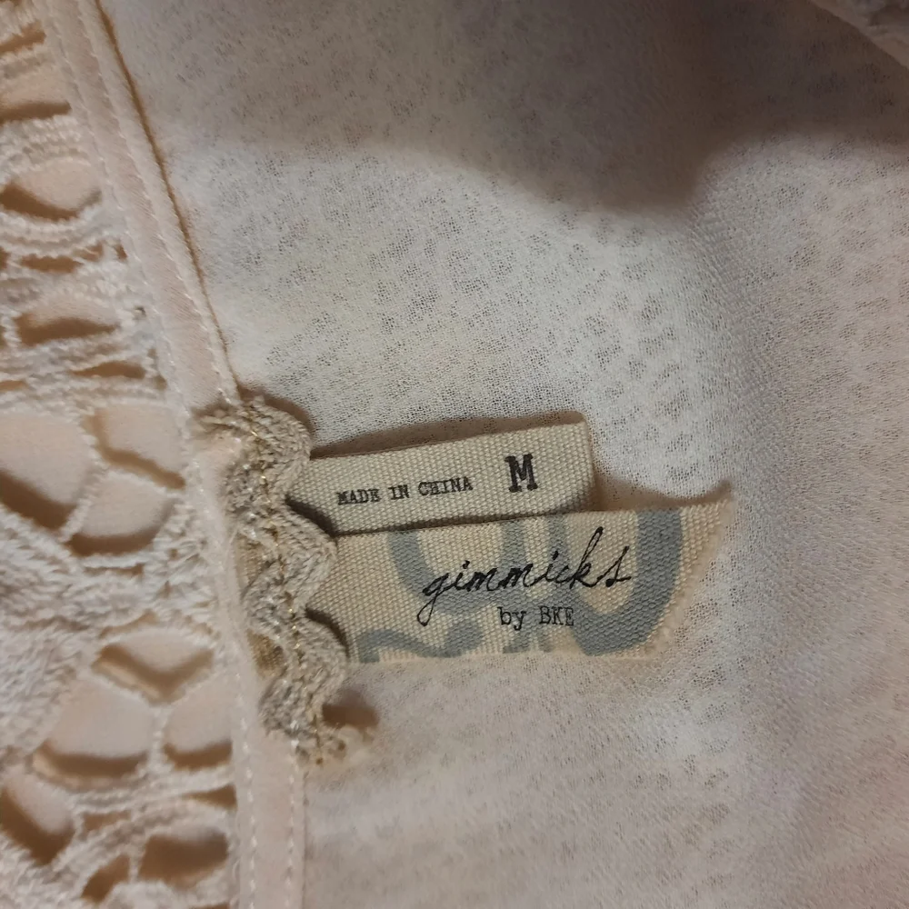 Gimmicks By BKE Ivory Crochet Top - Picture 7 of 8